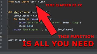 How to Time Elapsed in Python