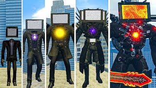 NEW SIZE COMPARISON TV MAN TITAN VS SKIBIDI TOILET BOSSES, ASTRO JUGGERNAUT TOILET VS TITAN TV MAN