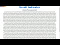 Responsive page scroll indicator using pure JavaScript | JavaScript tutorials