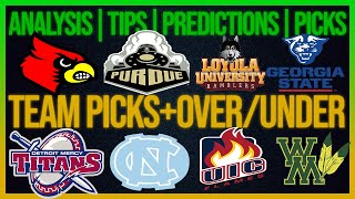 FREE College Basketball 11/20/21 CBB Picks and Predictions Today NCAAB Betting Tips and Analysis