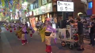 國府よさこいさん【4K】高幡不動七夕祭り2016