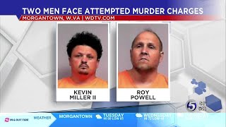Morgantown men face attempted murder charges after robbery leaves victim with metal fragments in...
