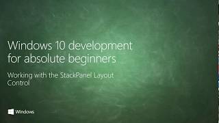 09 XAML Layout with StackPanel