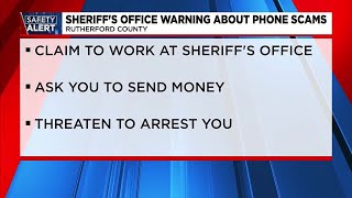 Deputies warn community about phone scams in Rutherford Co.