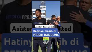 Mantan asisten Persib ini terlihat sedih, ketika Persib kalah