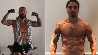 Sergio Ramos and Lionel Messi and Ibrahimovic WORKOUT