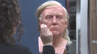 Donald Trump almost ready for waxwork close-up at Madame Tussauds in London