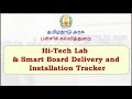 SMARTBOARD | HI TECH LAB | DELIVERY & INSTALLATION TRACKER | ICT KELTRON