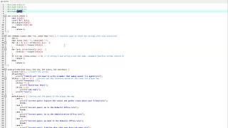 C Code Showcase - Text Based Game