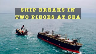 Ship Splits In Two Parts Near Coast, But Why It Happened?