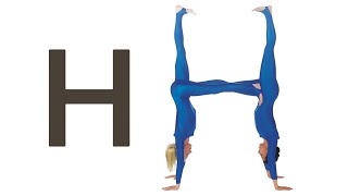 Human Alphabet (letter H)