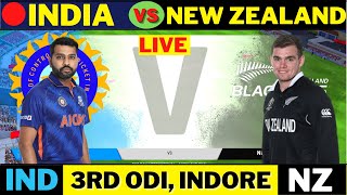 IND vs NZ 3rd ODI Live Scores & Commentary | India v New Zealand 3rd ODI Live Scores | Last 20 Overs