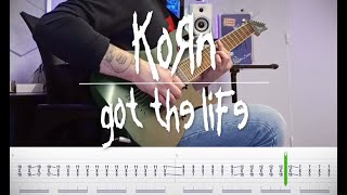 Korn - Got the life ( Guitar Cover ) + TABS