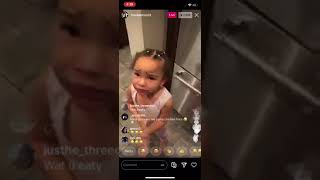 T.I. With Tiny Harris And Their Daughter Instagram Live August 13, 2020