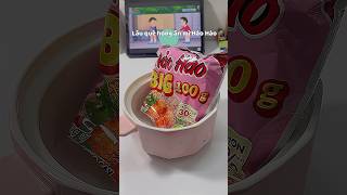 Mì Hảo Hảo là phải ăn 1 gói rưỡi nha 🍜 #food #asmr #mcvshorts #review