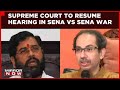 Uddhav Thackeray Vs Eknath Shinde: Supreme Court To Resume Hearing In Sena Vs Sena War | Mirror Now