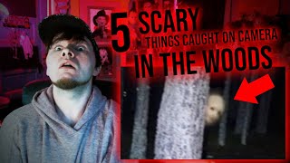 5 Scary Things Caught On Camera In The Woods | NUKES TOP 5 REACTION