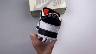 TIGHTBOOTH x Nike SB Dunk Low White Black FD2629 100