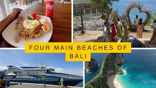 FOUR MAIN BEACHES OF BALI / LAUNCH /  FULL DAY TOUR INFORMATION / SPEED BOAT / BALI TOP PLACES