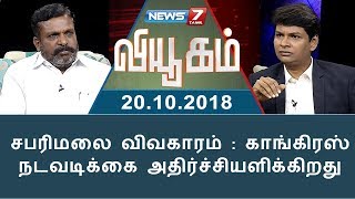 சபரிமலை விவகாரம் : காங்கிரஸ் நடவடிக்கை அதிர்ச்சியளிக்கிறது | Thol. Thirumavalavan | Viyugam