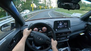 2022 Hyundai Kona N Line POV Test Drive and impressions -Great Suspension?