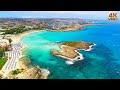 volando sobre cyprus 4k increíble paisaje natural hermoso con música relajante vÍdeo 4k uhd