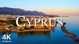 VOLANDO SOBRE CYPRUS 4K | Increíble paisaje natural hermoso con música relajante | VÍDEO 4K UHD