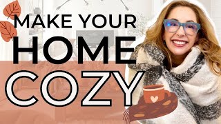 8 FAST & EASY TIPS TO COZY UP YOUR HOME (first time on YouTube)