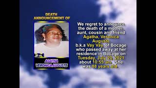 Agatha, Veronica Auguste short