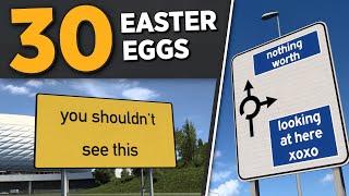30 Unknown Easter Eggs in Euro Truck Simulator 2 | Toast