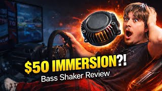 $50 Bass Shaker for Sim Racing… Actually Worth It?