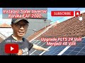 Instalasi Solar Inverter Hybrid Off Grid Kenika EAF 2000