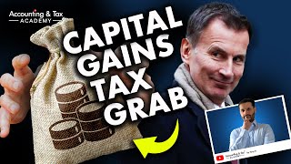 DOUBLE Capital Gains Tax? Here's how Jeremy Hunt could do it