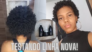 DICAS PARA CACHEADAS E CREPAS, TESTANDO LINHA NOVA  👩🏾‍🦱❤️