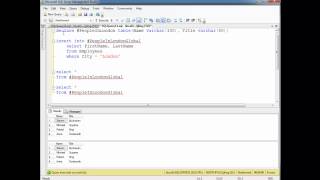 SQL Table Variables