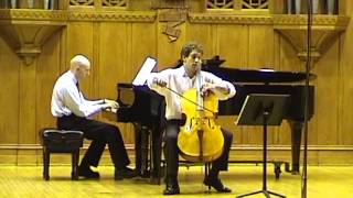 Ben Noyes - Debussy Sonata For Cello and Piano