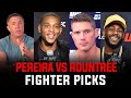 Fighters Predict Alex Pereira Vs Khalil Rountree Jr | UFC 307