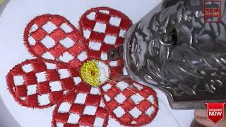 সাধারণ সেলাই মেশিনে এমব্রয়ডারি টিউটোরিয়াল || Embroidery Tutorial on Common Sewing Machine