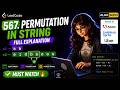 LeetCode 567 Permutation in String | Sliding Window Explained | Interview Question 🔥| Java| Detailed
