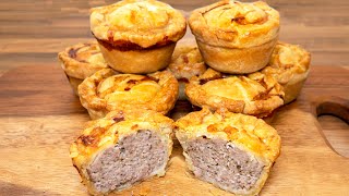 Mini Pork Pies,  Very easy to make and delicious