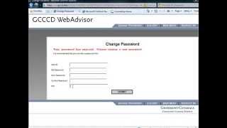 Log on to WebAdvisor