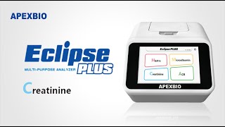 Eclipse PLUS Multi-Purpose Analyzer- Creatinine operation video