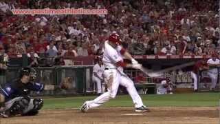 Mark Trumbo Slow Motion Home Run Baseball Swing - Hitting Mechanics LA Angels MLB Trout