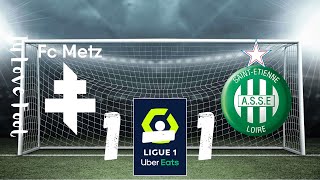 Metz FC 🇨🇵 1 - 1 🇨🇵 AS Saint-Etienne : But de Whabi Khazri (16e minute) ©