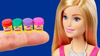 13 DIY Barbie Hacks School Supplies - Miniature Play Doh, Pencil case, Backpack, Markers