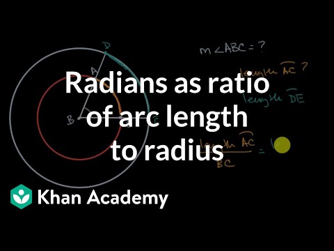 How do you convert length to radius?