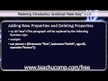 JavaScript Training Tutorial Adding New Properties and Deleting Properties