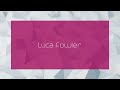 Luca Fowler - appearance