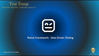 18.Data Driven Testing with Robot Framework