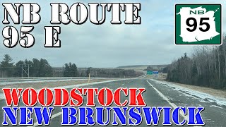 NB 95 East - US Border to Woodstock - New Brunswick - Canada - 4K Highway Drive